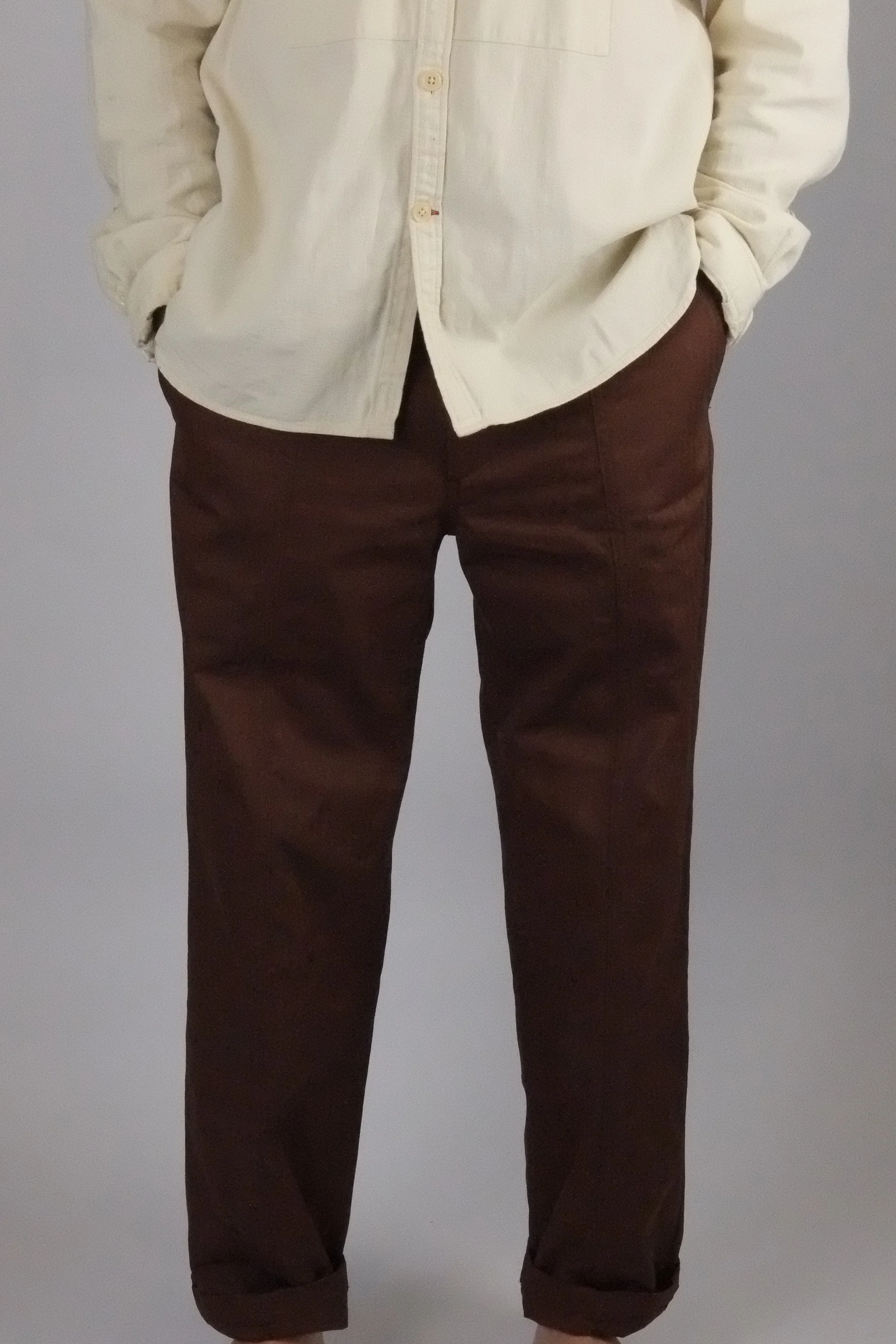 Atwin Man - The Slacks In Chocolate Twill - Image 3