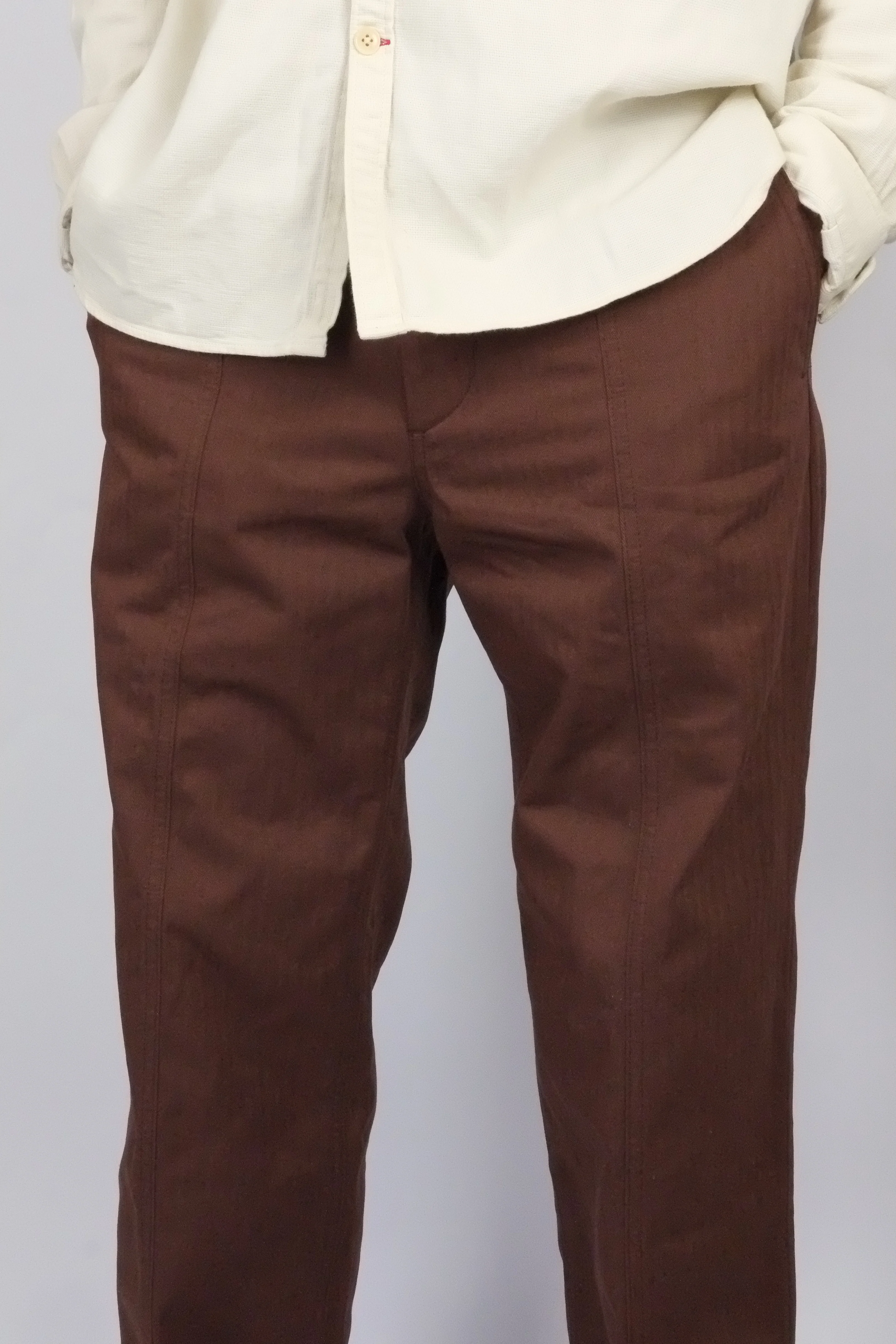 Atwin Man - The Slacks In Chocolate Twill - Image 4