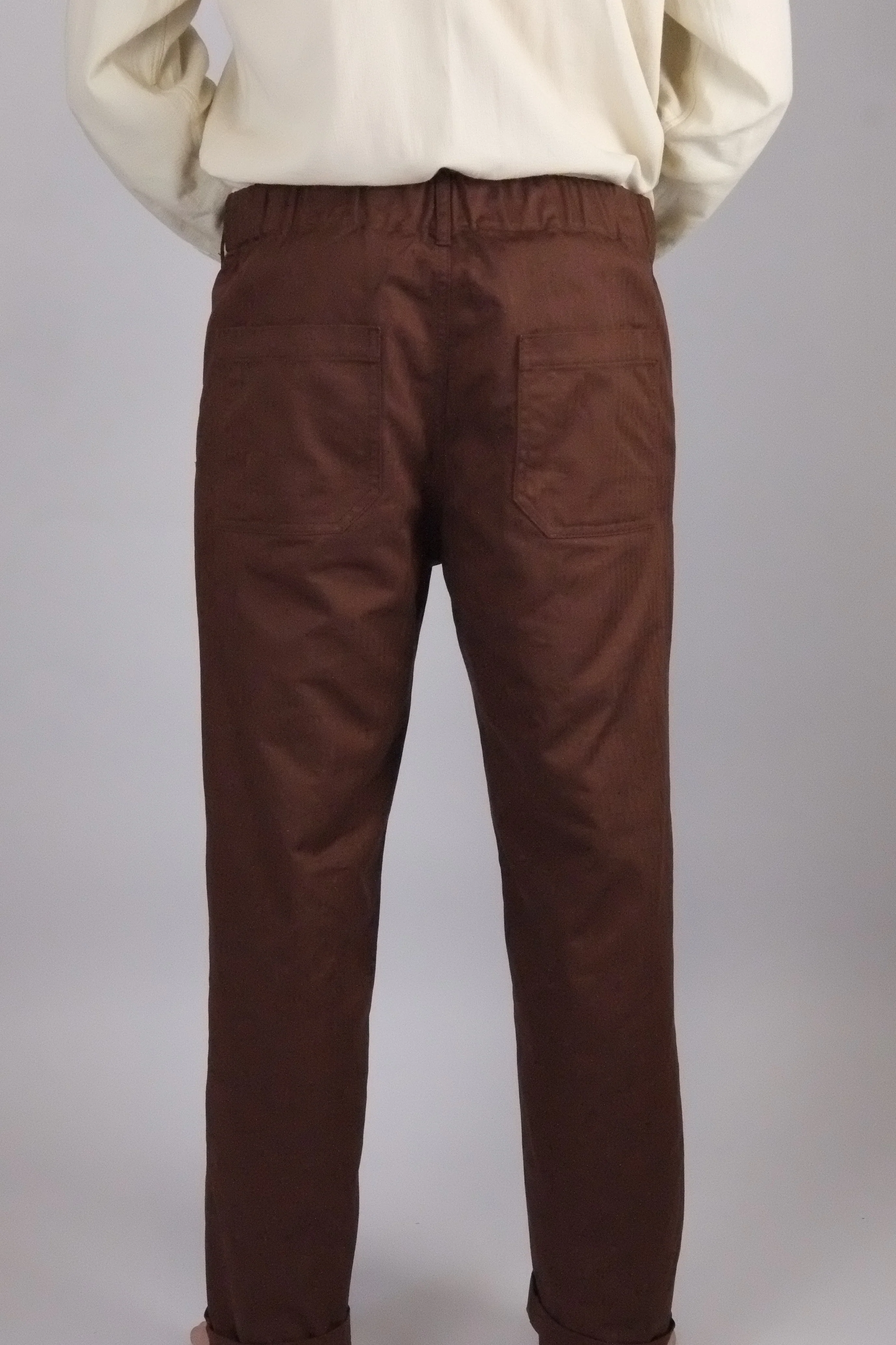 Atwin Man - The Slacks In Chocolate Twill - Image 5