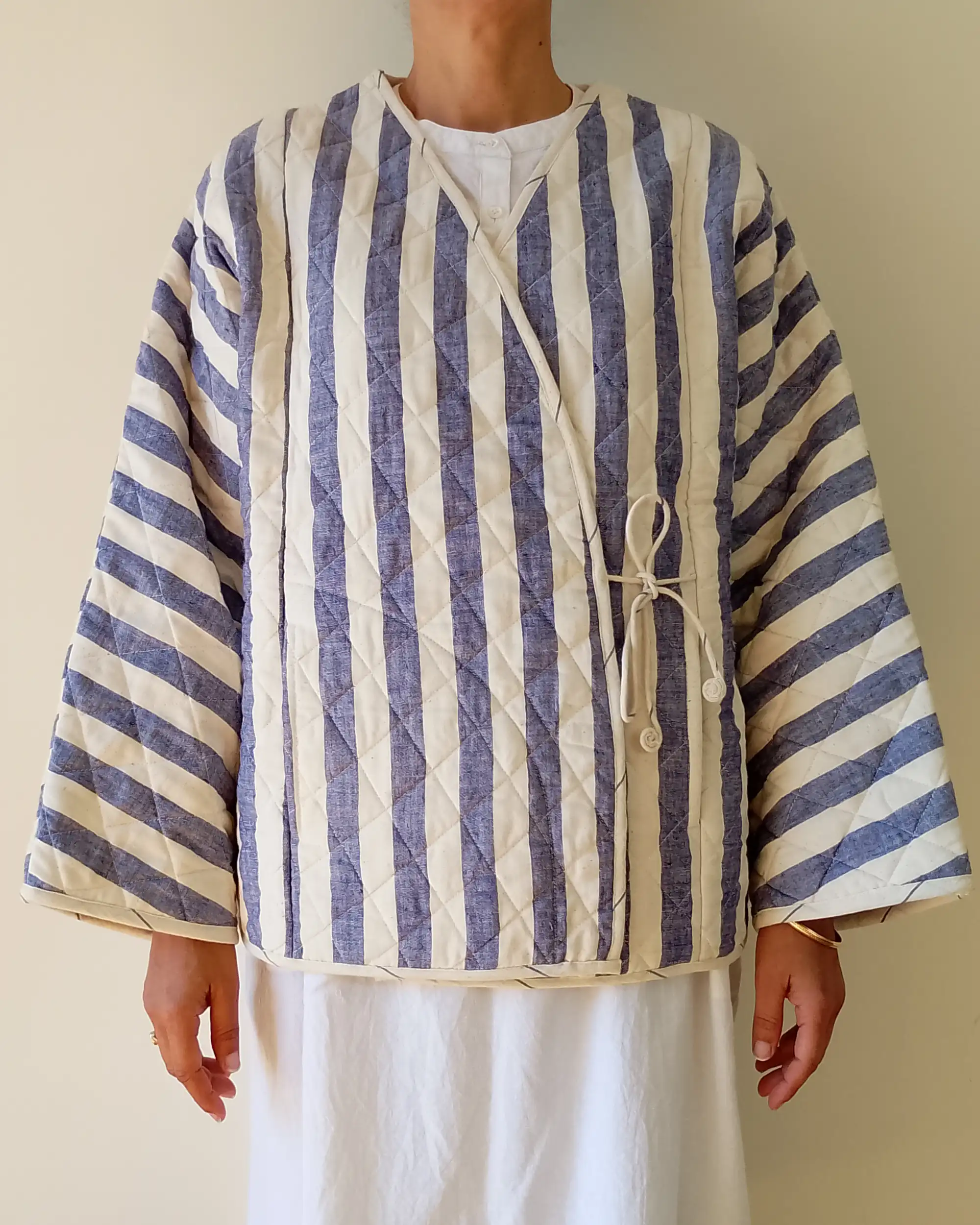 Cotton Conscious - Reversible Cotton Quilted Jacket In Pink - Image 4