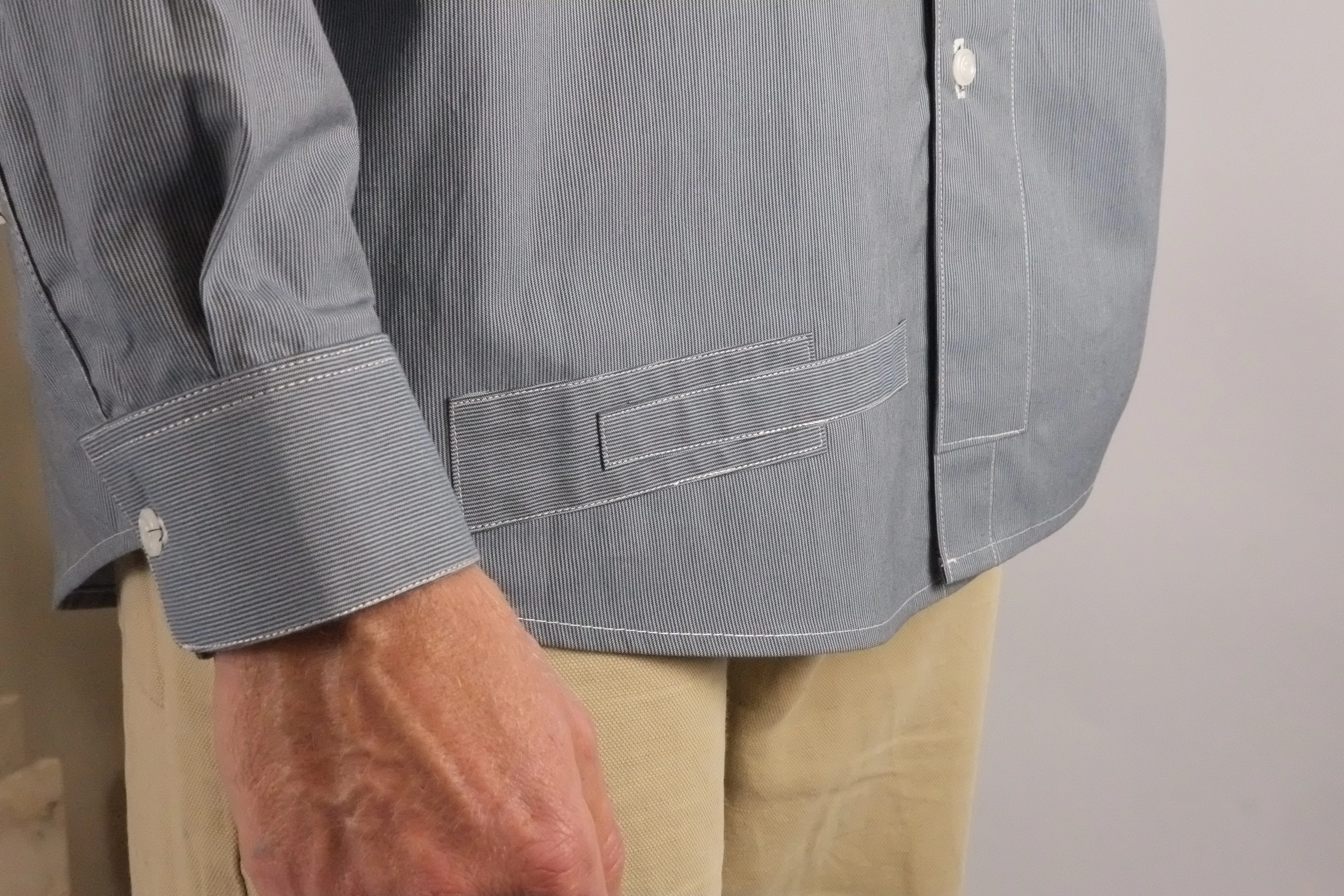 DCM Garments - The Patchwork Oxford Button Up - Image 3