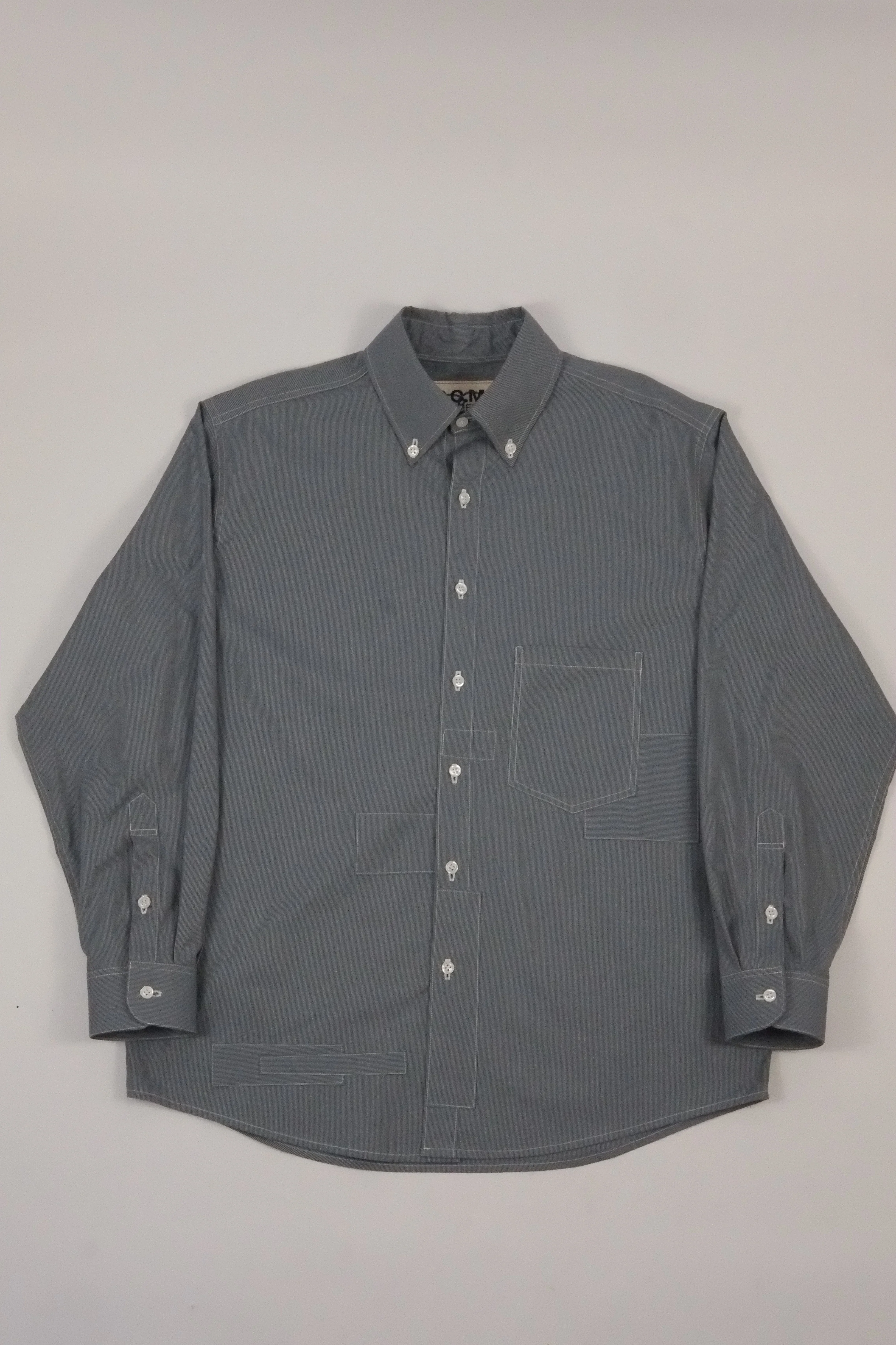 DCM Garments - The Patchwork Oxford Button Up - Image 4