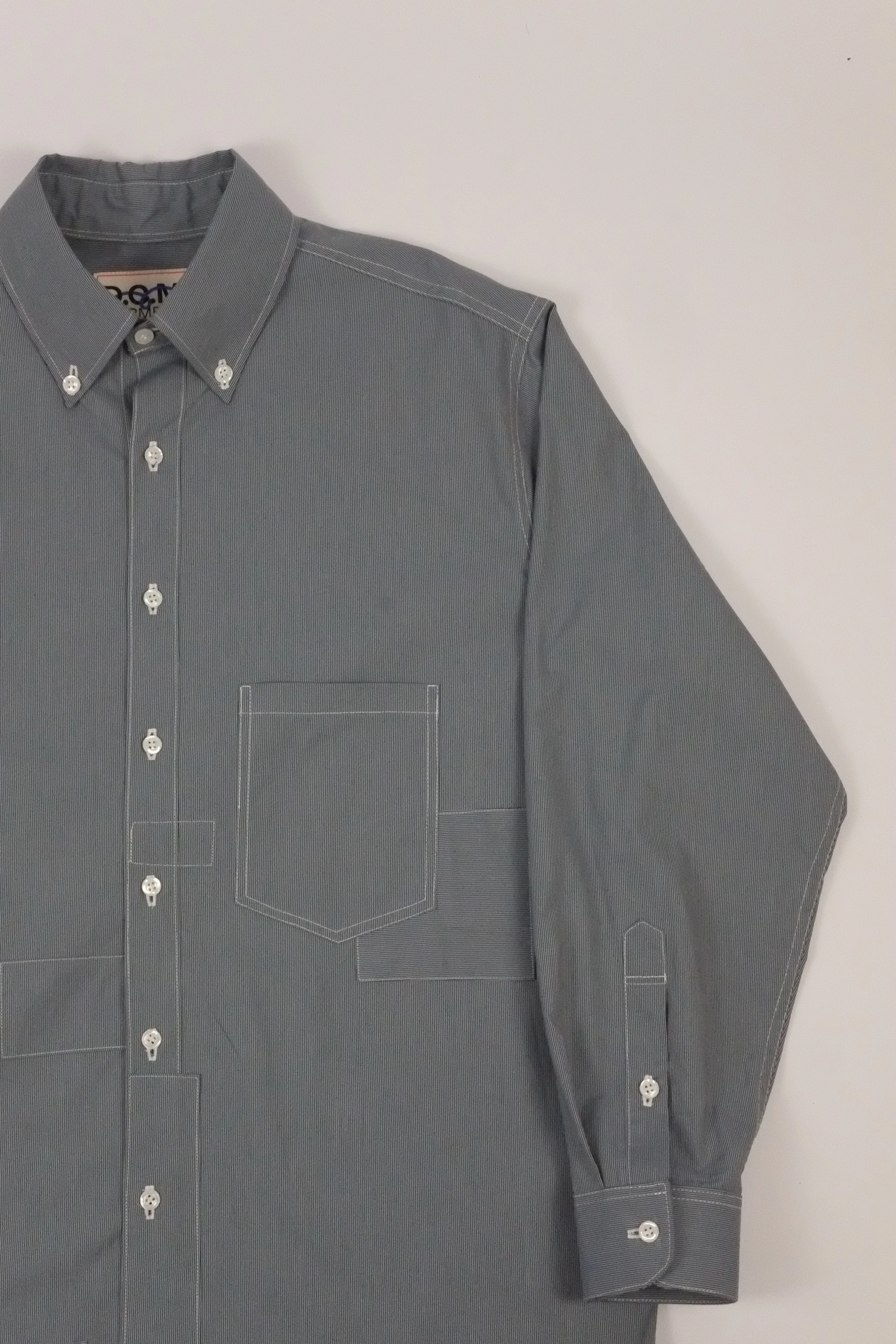 DCM Garments - The Patchwork Oxford Button Up - Image 6