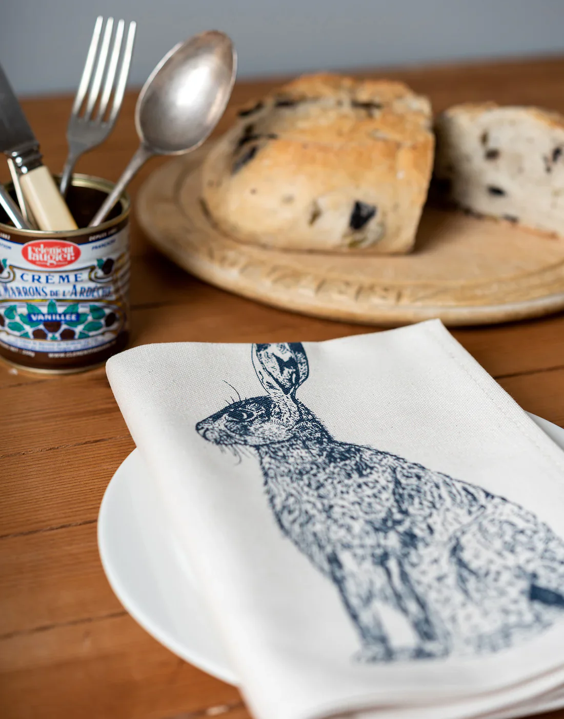 Lottie Day - Blue Hare Napkin Set - Image 3