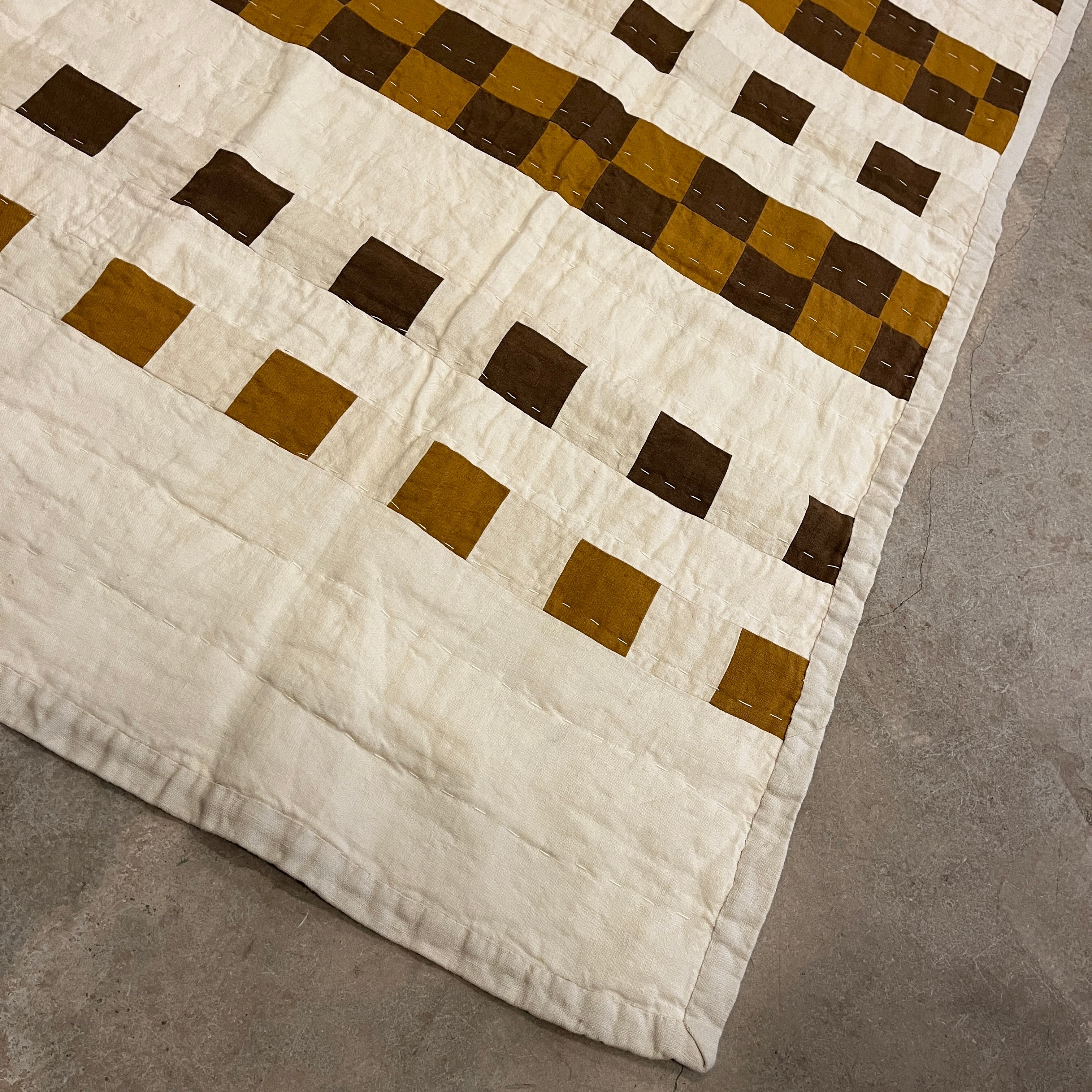 Slow Progress - Golden Hour Patchwork Quilt - Image 4