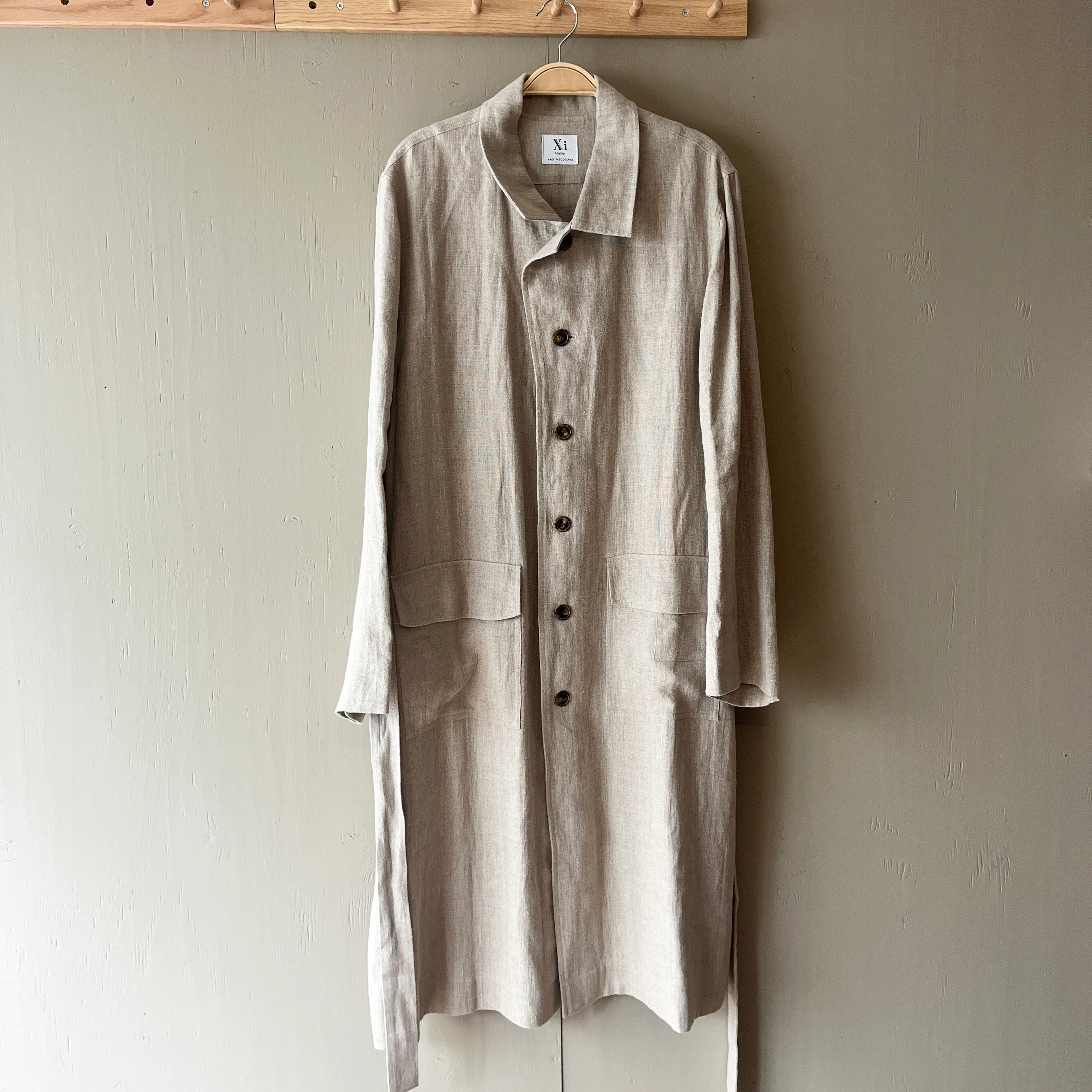 Xi Atelier - Yves Linen Coat - Image 6
